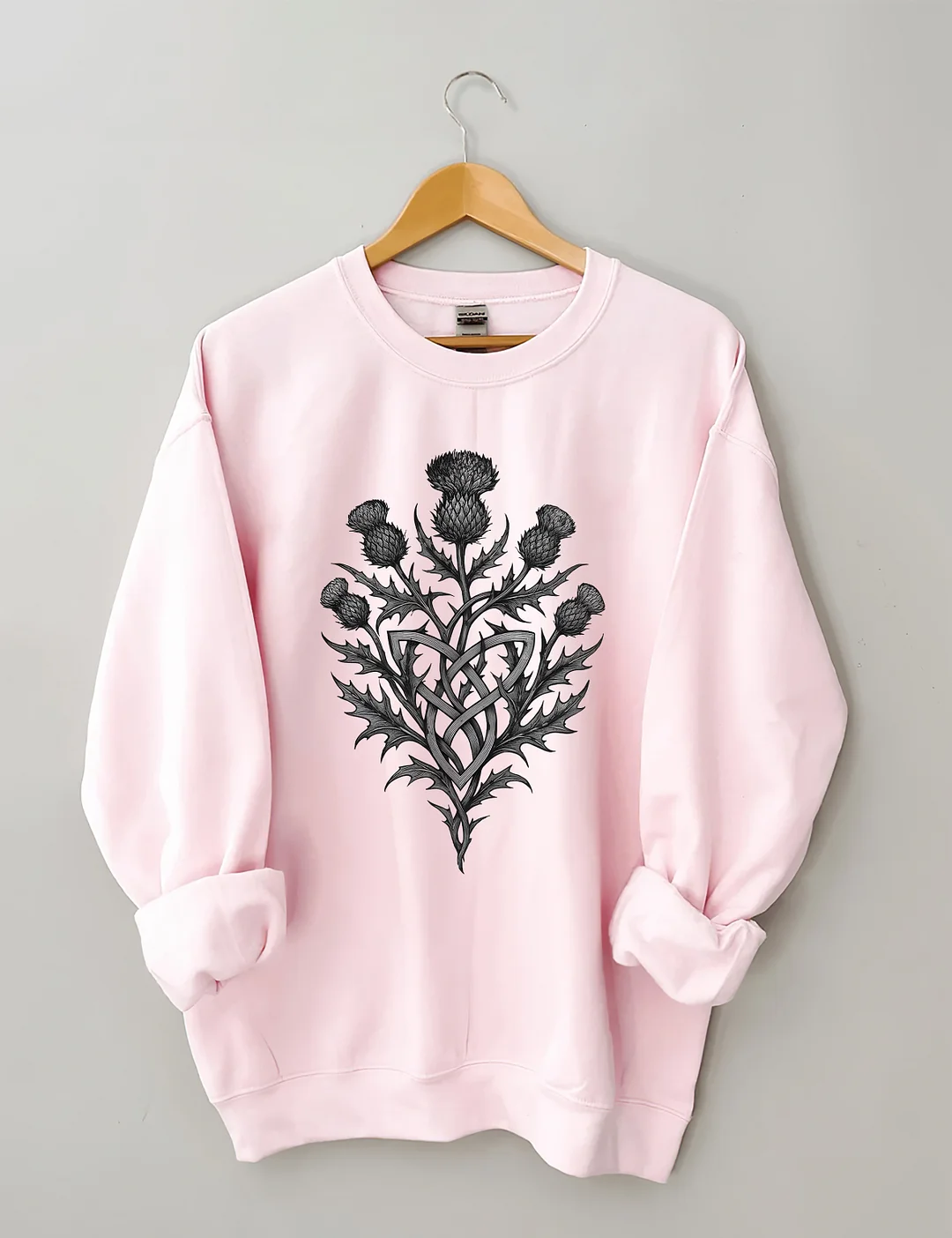 Scottish Thistle Grunge Sweatshirt