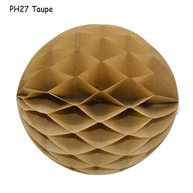 1Pcs 2 -12 Chinese Round Hanging Paper Honeycomb Flowers Balls Crafts Party Wedding Home DIY Decoration Paper Lantern Pompom