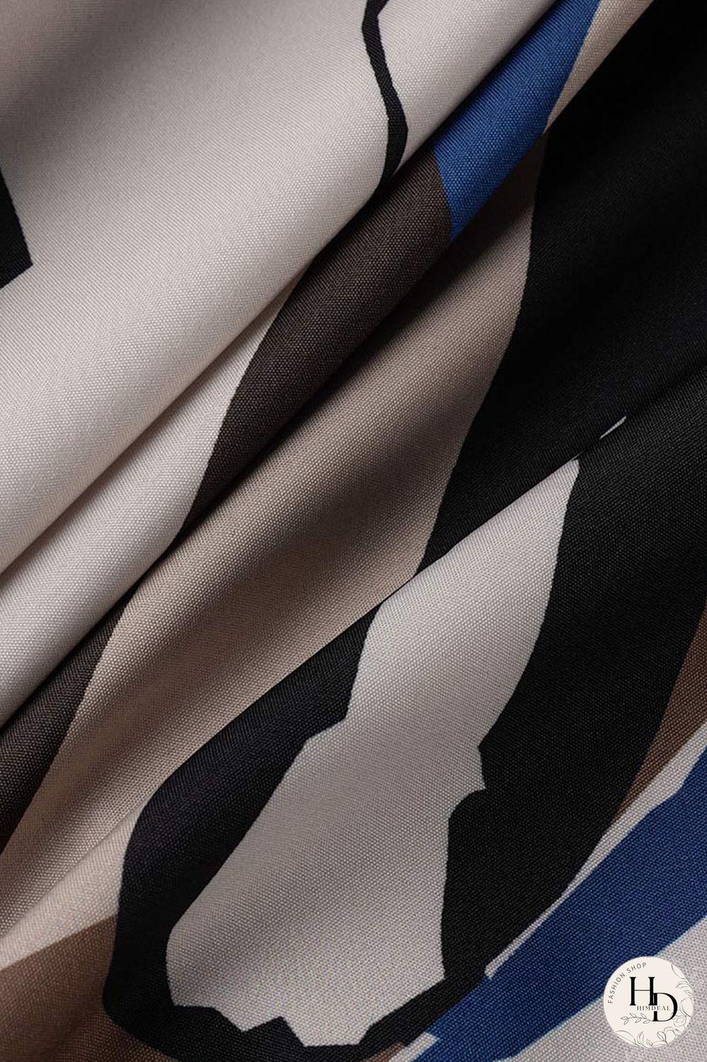 Tangerine Casual Print Patchwork Buckle Turndown Collar Straight Plus Size Dresses