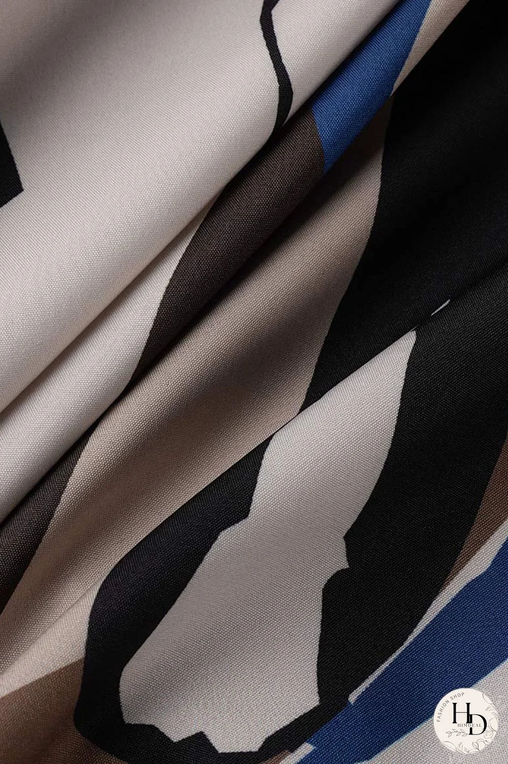 Tangerine Casual Print Patchwork Buckle Turndown Collar Straight Plus Size Dresses