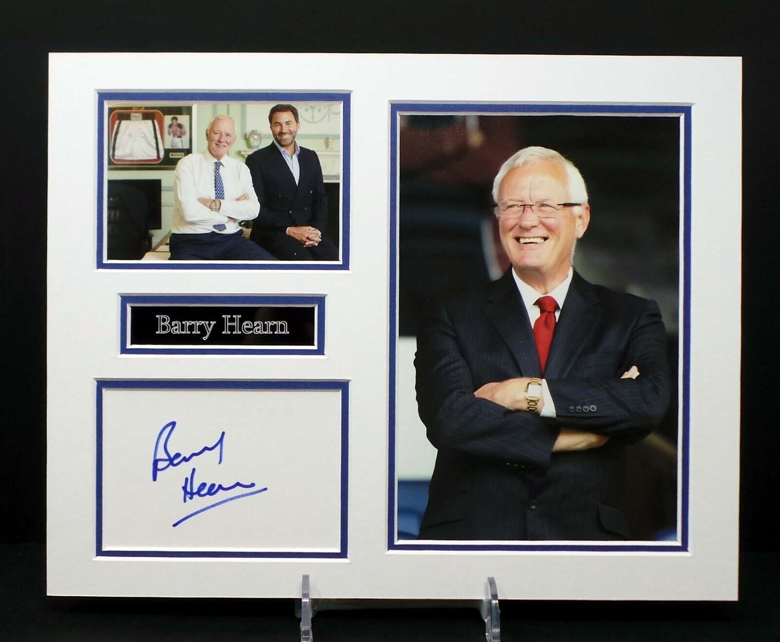 Barry HEARN Boxing Sports Promoter Signed & Mounted Photo Poster painting Display AFTAL RD COA