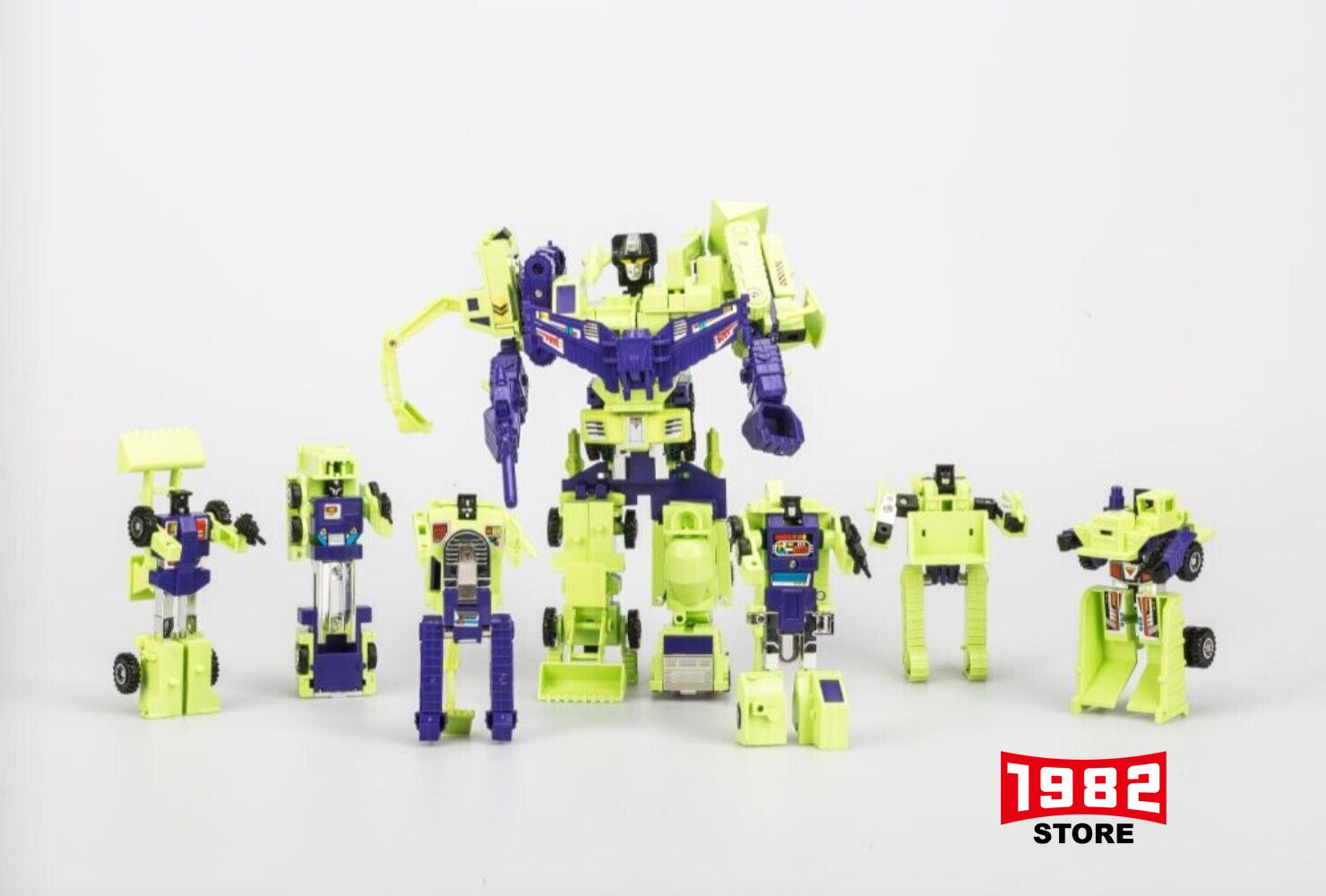Transformers  G1 Devastator set complete toys Action Figures reissue WITHOUT BOX KO