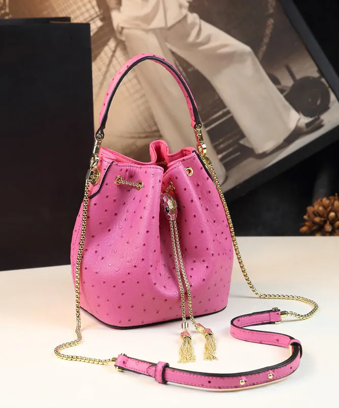 Women Large Capacity Drawstring Versatile Chain Pouch Bag