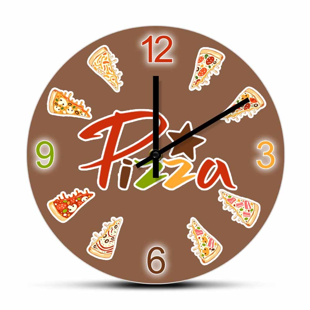 

Italy Food Pizza - Frameless Acrylic Wall Clock, 501 Original