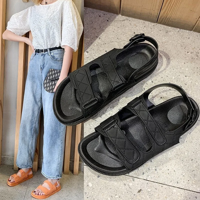 2021 Fashion Beach Women Sandals Comfortable Female Rome Sandal Platform Buckle Summer Shoes Woman Sandalias Footwear