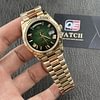 Rolex Day-Date m228238-0069 Yellow gold with Green Ombr&eacute; Dial (Roman Numerals) President bracelet (40mm) Super Clone