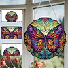 Diamond Painting Acrylic Stained Glass Art Hanging Pendant for Windows Decor
