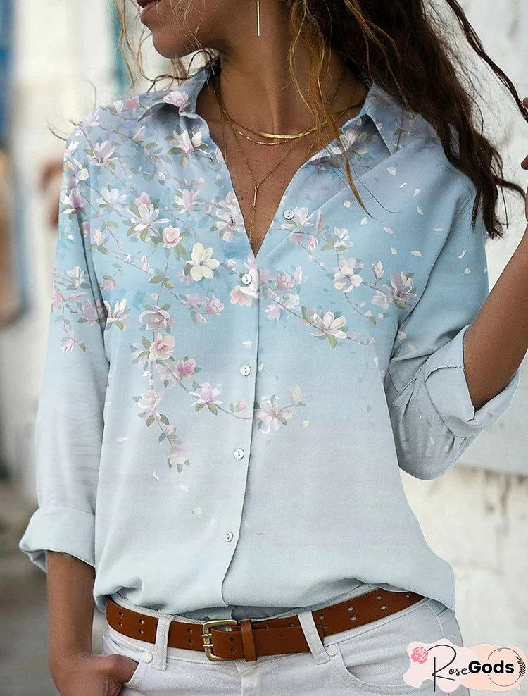 Shawl Collar Blouse