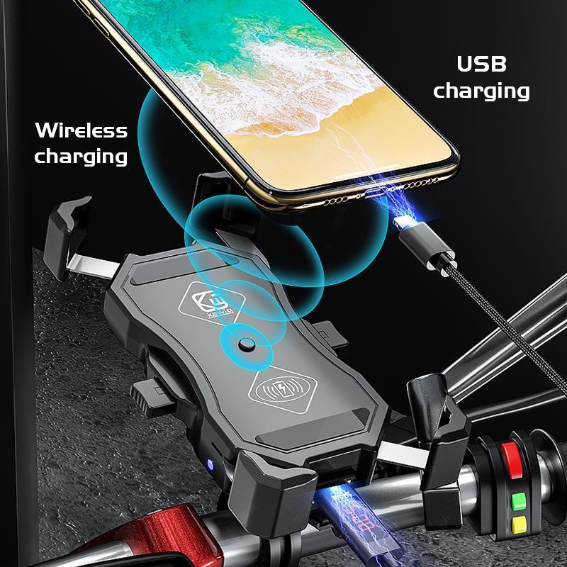 charging phone on motorcycle