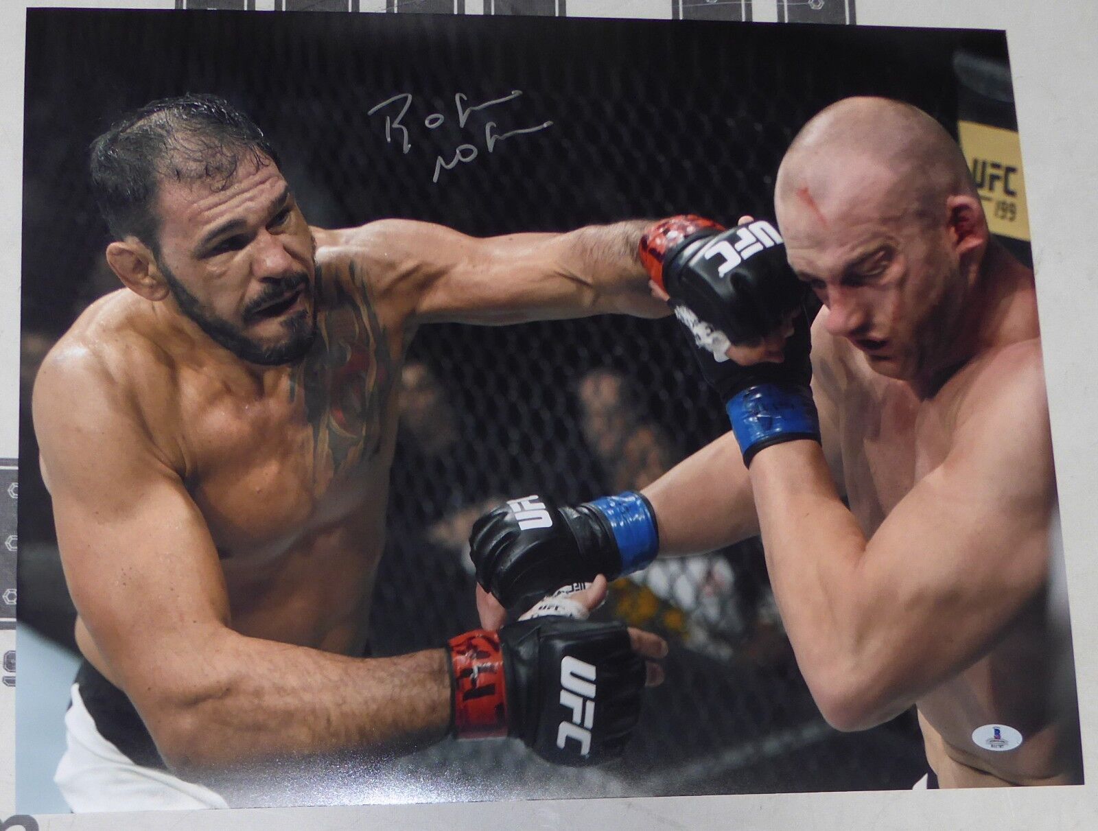 Antonio Rogerio Nogueira Signed 16x20 Photo Poster painting BAS Beckett COA UFC 198 Picture Auto