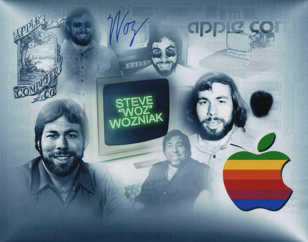 STEVE WOZNIAK SIGNED AUTOGRAPH 11X14 Photo Poster painting - THE WOZ, APPLE COMPUTERS FOUNDER