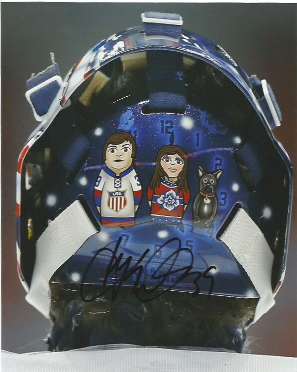 Team USA Ryan Miller Signed Autographed 8x10 Photo Poster painting COA A