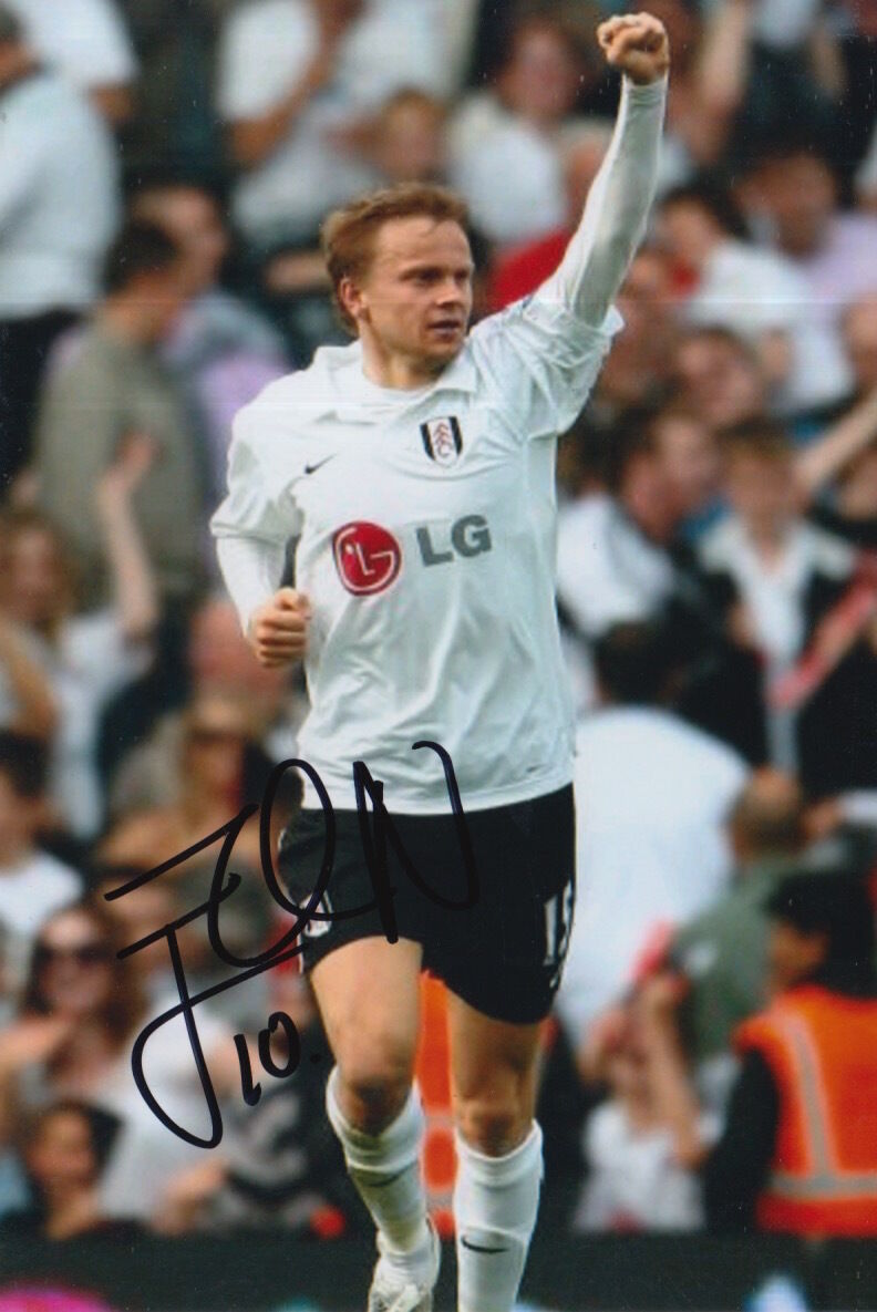 FULHAM HAND SIGNED ERIK NEVLAND 6X4 Photo Poster painting 1.