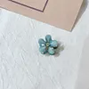 10PCS Colorful Crystal Flower Hair Claws