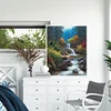Diamond Painting-DIY Full Round Drill Forest Waterfalls（40*50CM)
