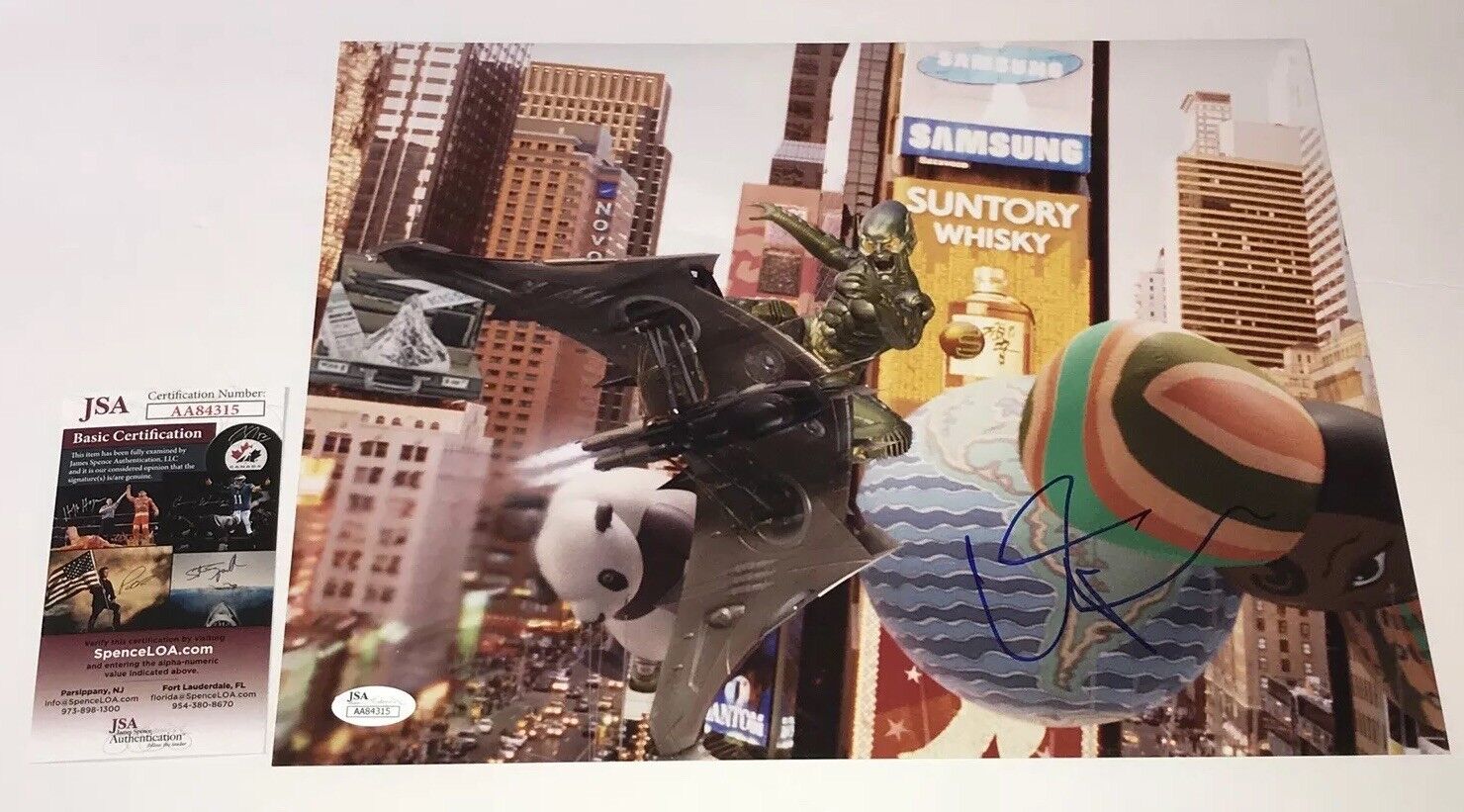 WILLEM DAFOE Signed 11X14 SPIDER-MAN Green Goblin IN PERSON Autograph JSA COA