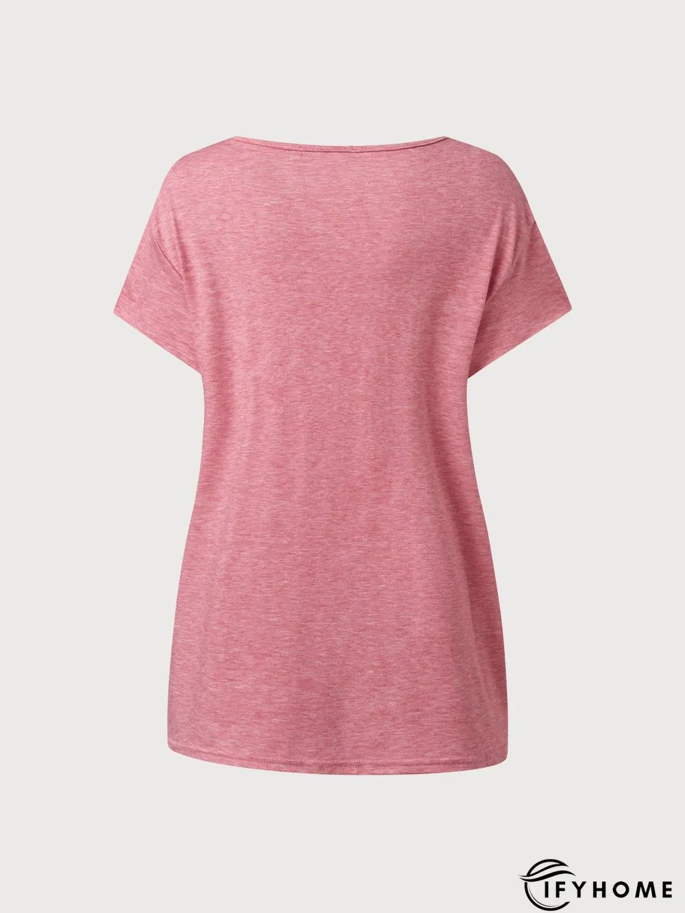 Letter Casual Loosen Short Sleeve T-Shirt | IFYHOME