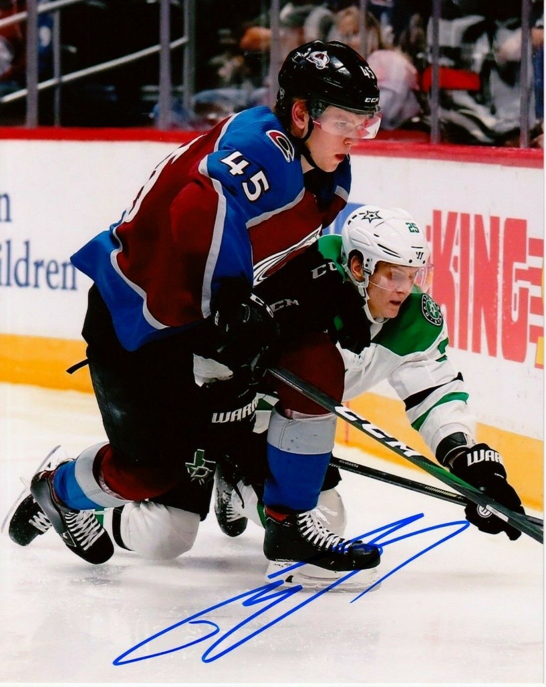 BOWEN BYRAM autographed SIGNED COLORADO AVALANCHE 8X10 Photo Poster painting