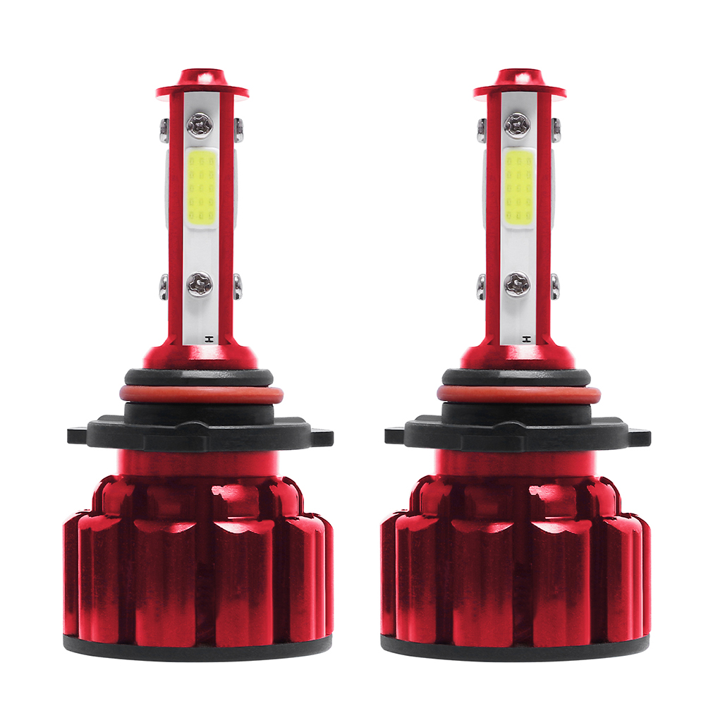 

4 Sides LED Car Headlight Fog Lamp Bulbs 6500K 8000LM 52W Waterproof (9005), 501 Original