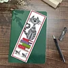 Cat Flower Vine - 11CT Stamped Cross Stitch Bookmark 18*6cm(Double Sided)