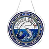 Diamond Painting Single-Sided Acrylic Fishing Pendant for Home Wall Door and Window Decoration