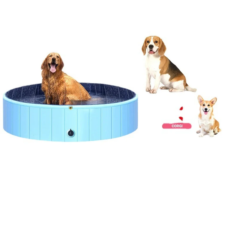 Pet Pool | Foldable Pet Fountain | Dog Playing Toys Swimming Pool | Reborn Shoppe - Reborn Shoppe