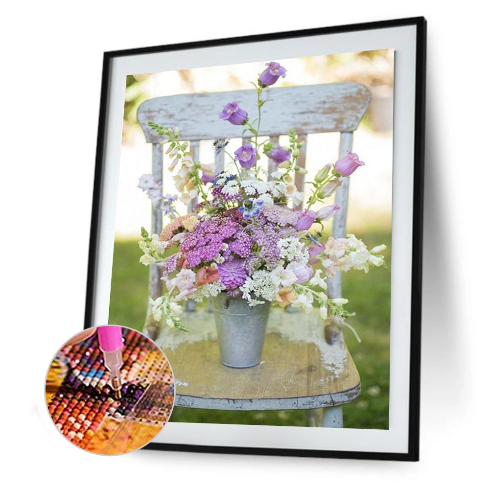 Diamond Painting - Full Round - Desk Flower