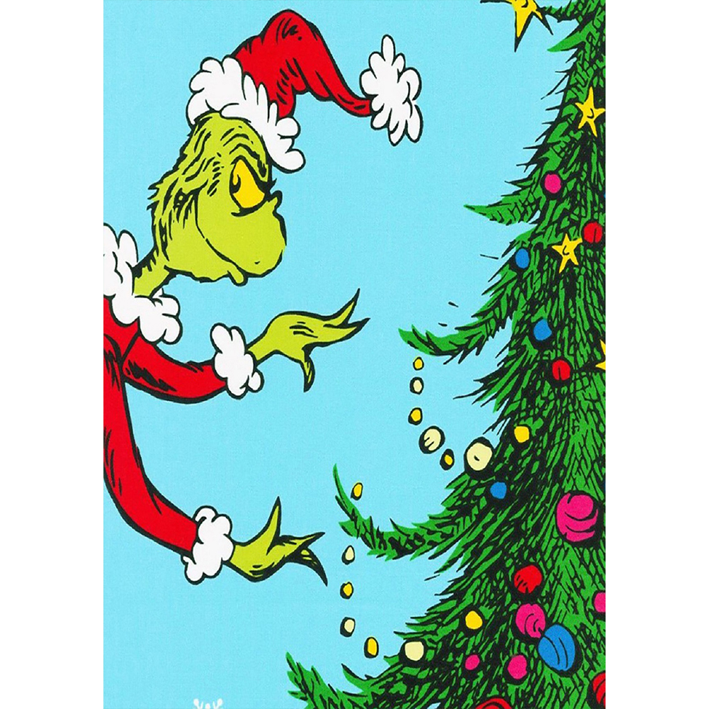 

The Grinch - Round Drill Diamond Painting - 30*40CM, 501 Original