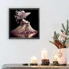 Elegante Dame - speziell geformte Diamond Painting - 30*30cm