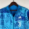 2023-2024 Juventus Reversible Windbreaker Blue Soccer Jersey 1:1 Thai Quality love fball