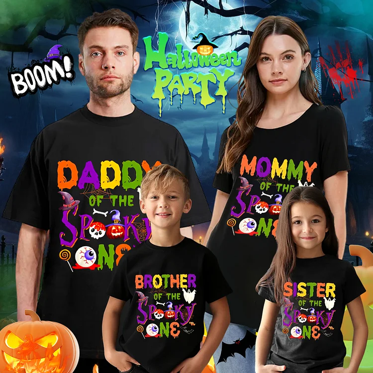 Halloween Family T-shirt-BSLY0049