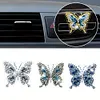 (US Local)Diamond Painting Car Aromatherapy Vent Clip Bling Air Vent Decorations (B)
