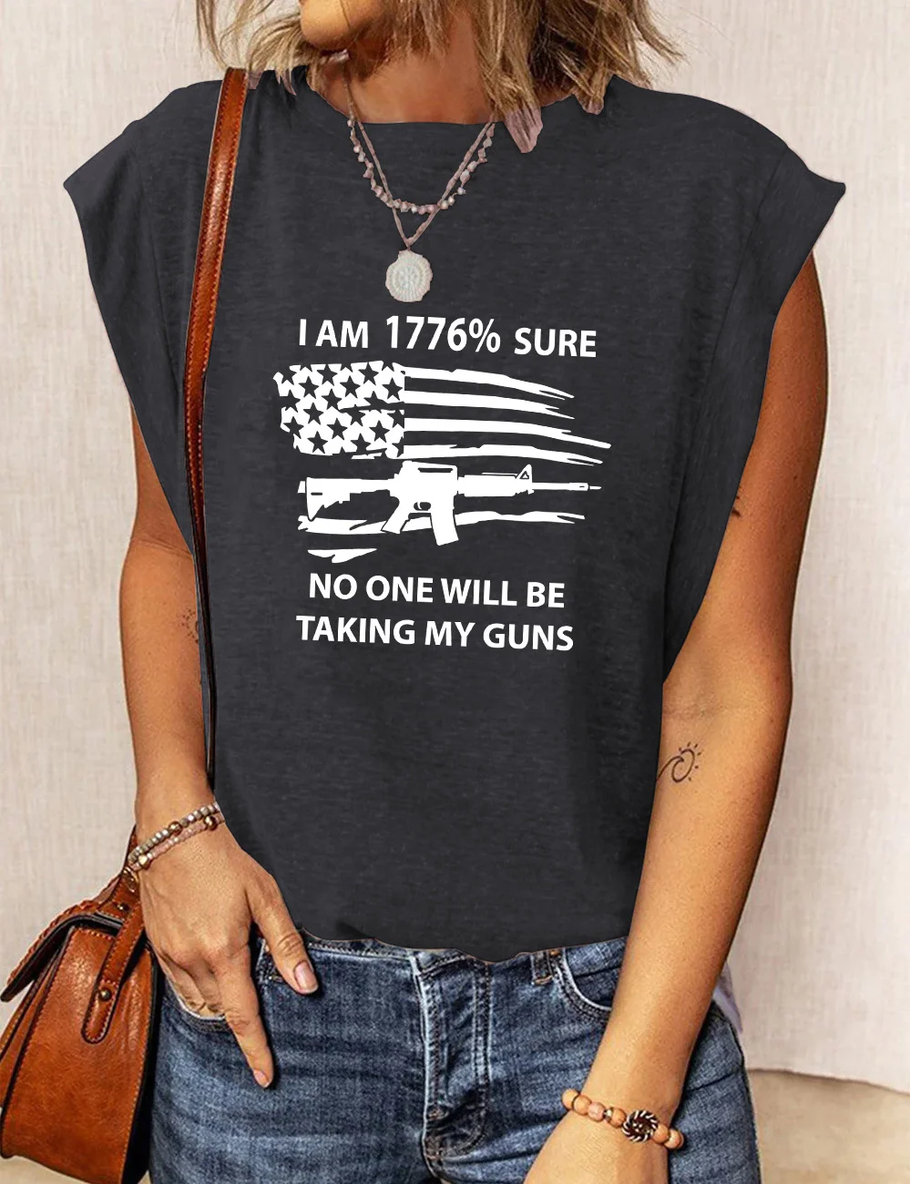 I Am 1776% Sure American Flag T-Shirt