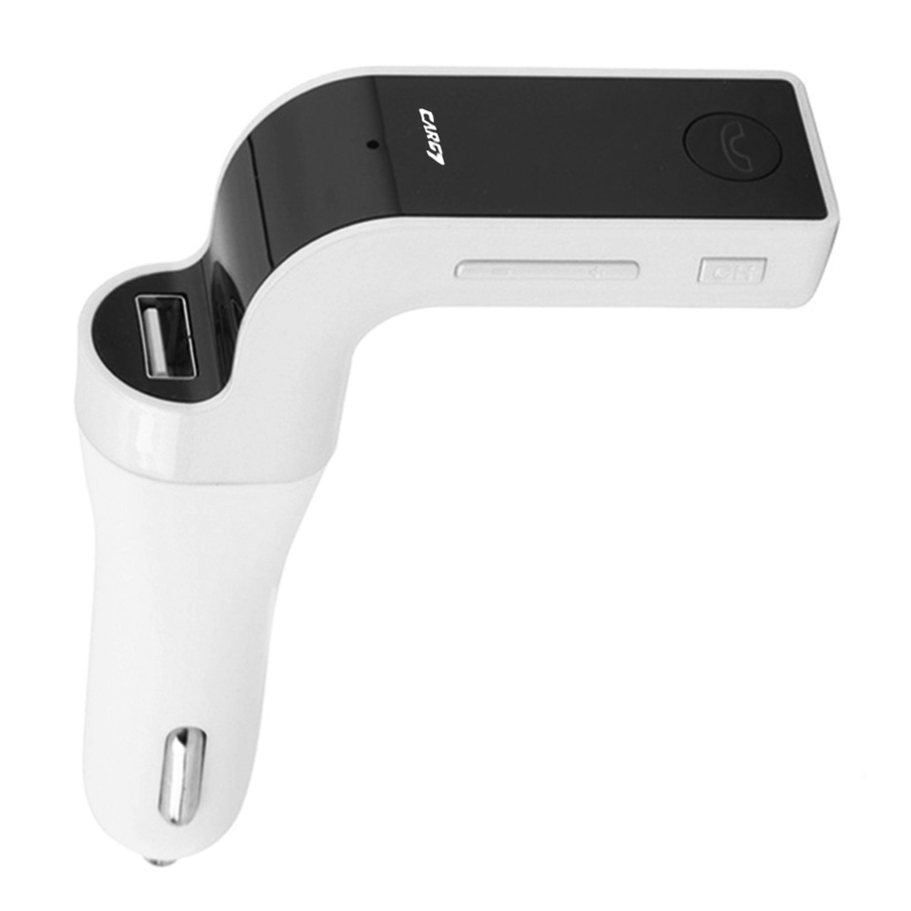 

G7 Car Bluetooth FM Transmitter Handsfree MP3 Player USB Charger (Silver), 501 Original