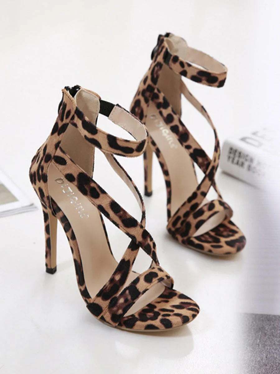 Leopard Print High Heels