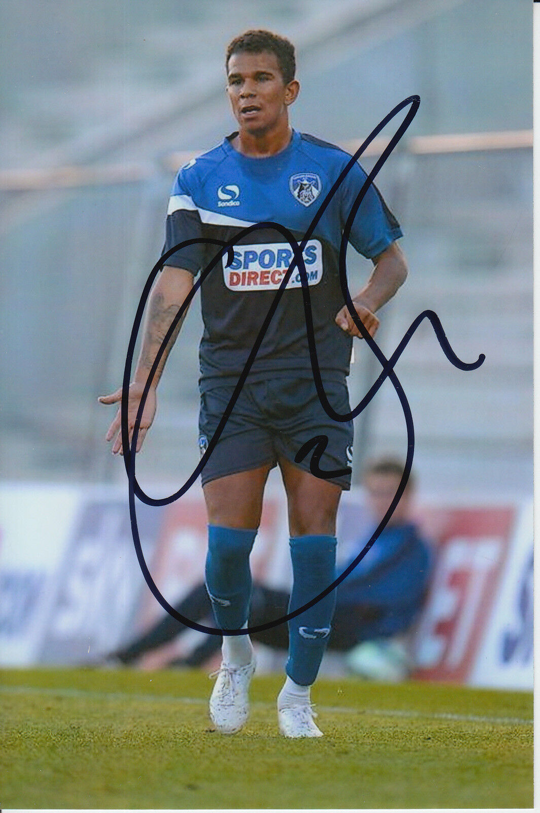 OLDHAM ATHLETIC HAND SIGNED CONNOR BROWN 6X4 Photo Poster painting 7.