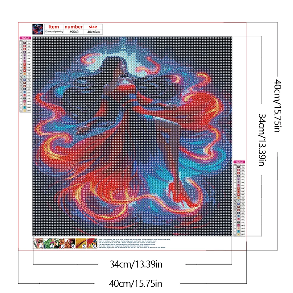 Diamond Painting - Full Round Drill - Hua Mulan(Canvas|40*40cm)