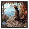 Vintage Victorian-11CT Stamped Cross Stitch 50*50cm/19.69*19.69in