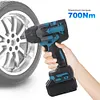 Cordless Impact Wrench Adjustable Torque Electric Impact Gun for Car Truck Mower