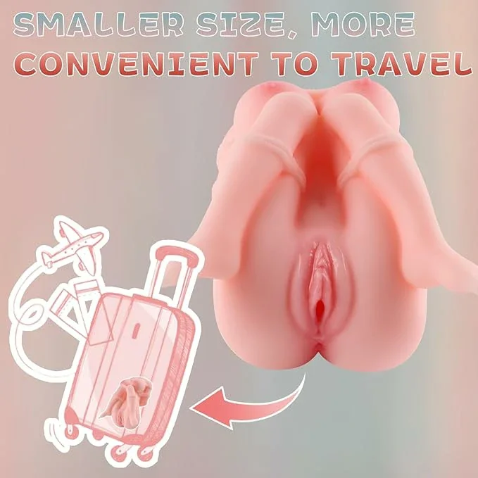 Sex Doll Male Masturbators, 2 in 1 SexToy with Pocket Pussy Ass Adult Sex Toys for Men