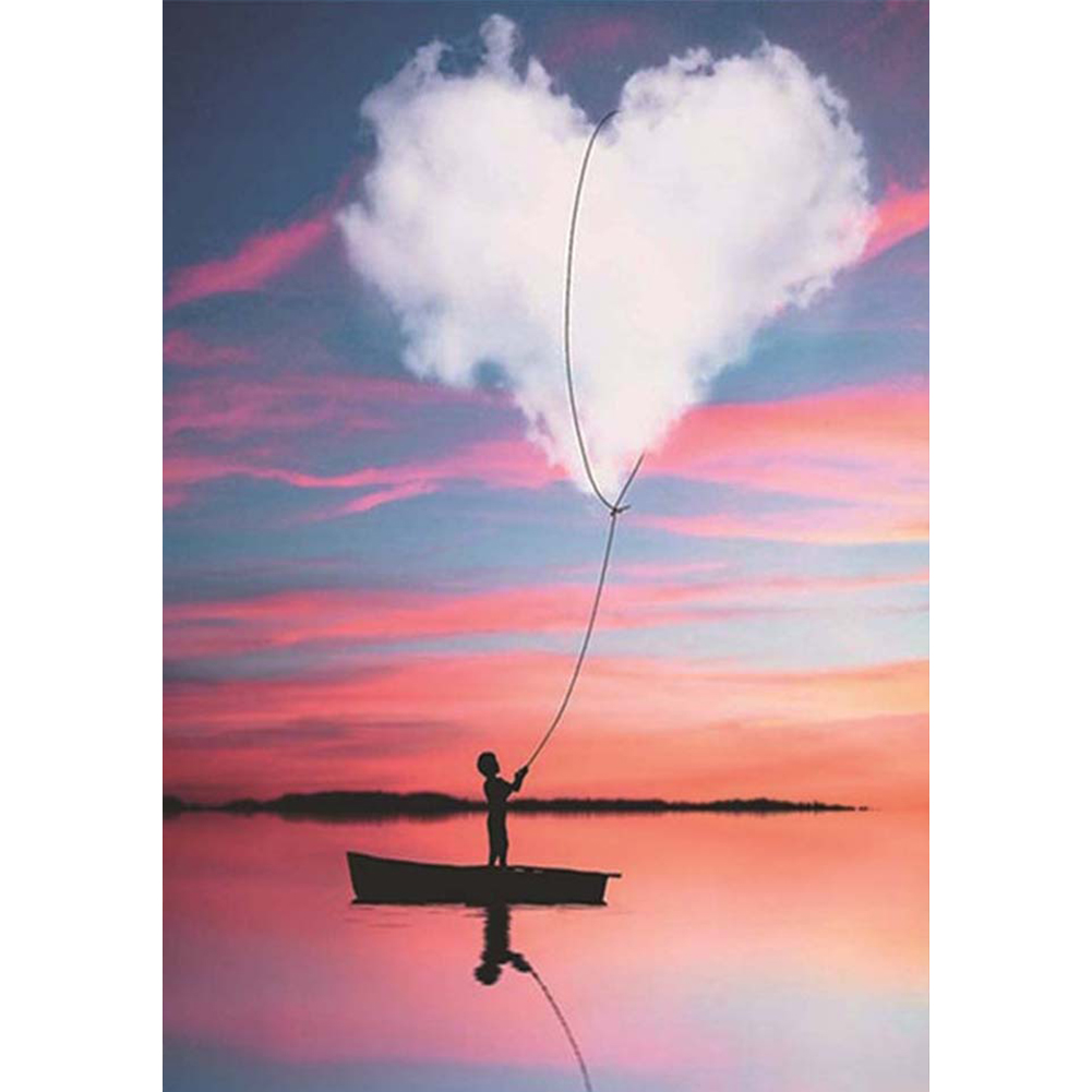 

Cloud - 11CT Stamped Cross Stitch - 38*50CM, 501 Original