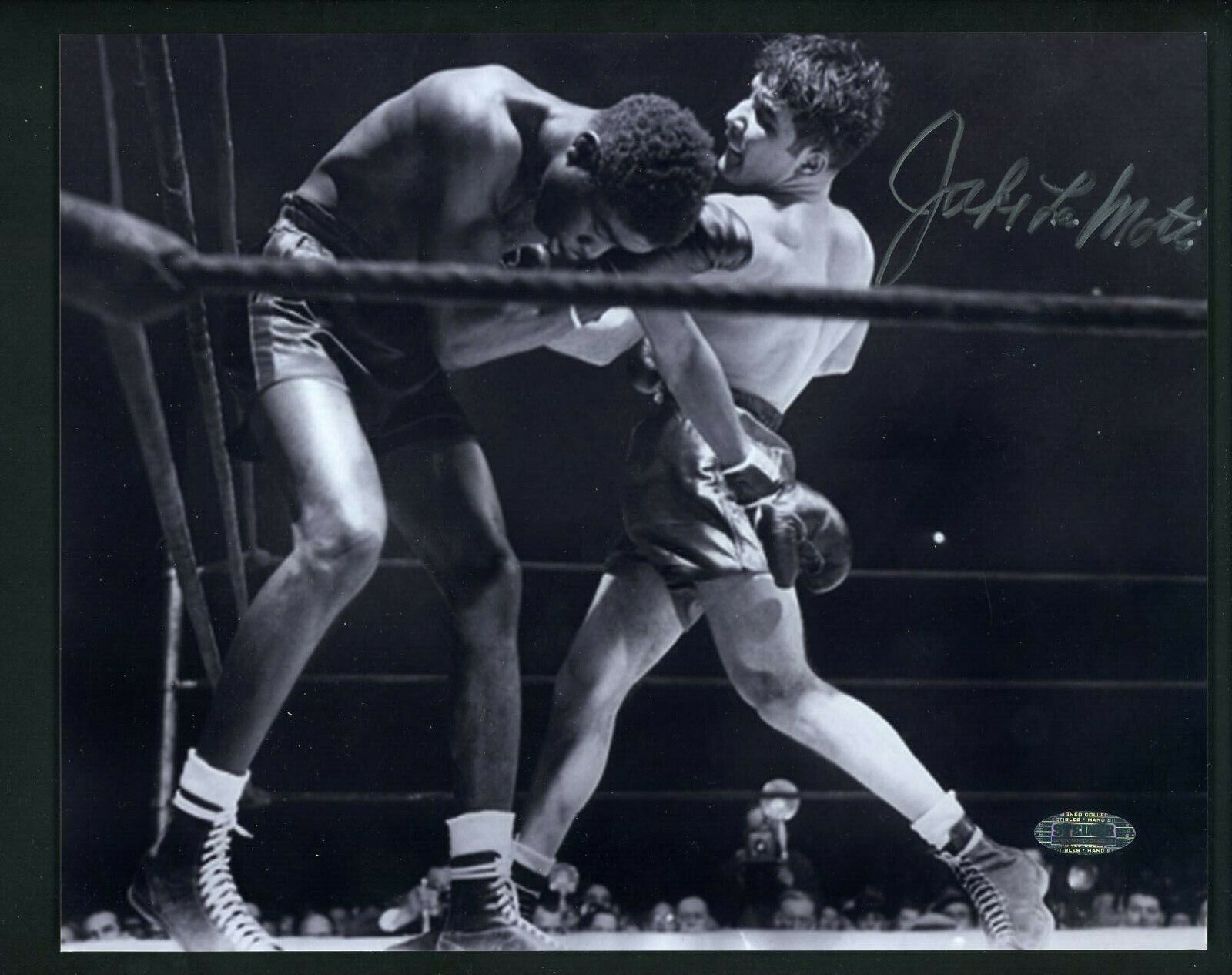 Jake LaMotta Signed Autographed 8 x 10 Photo Poster painting with STEINER authentication