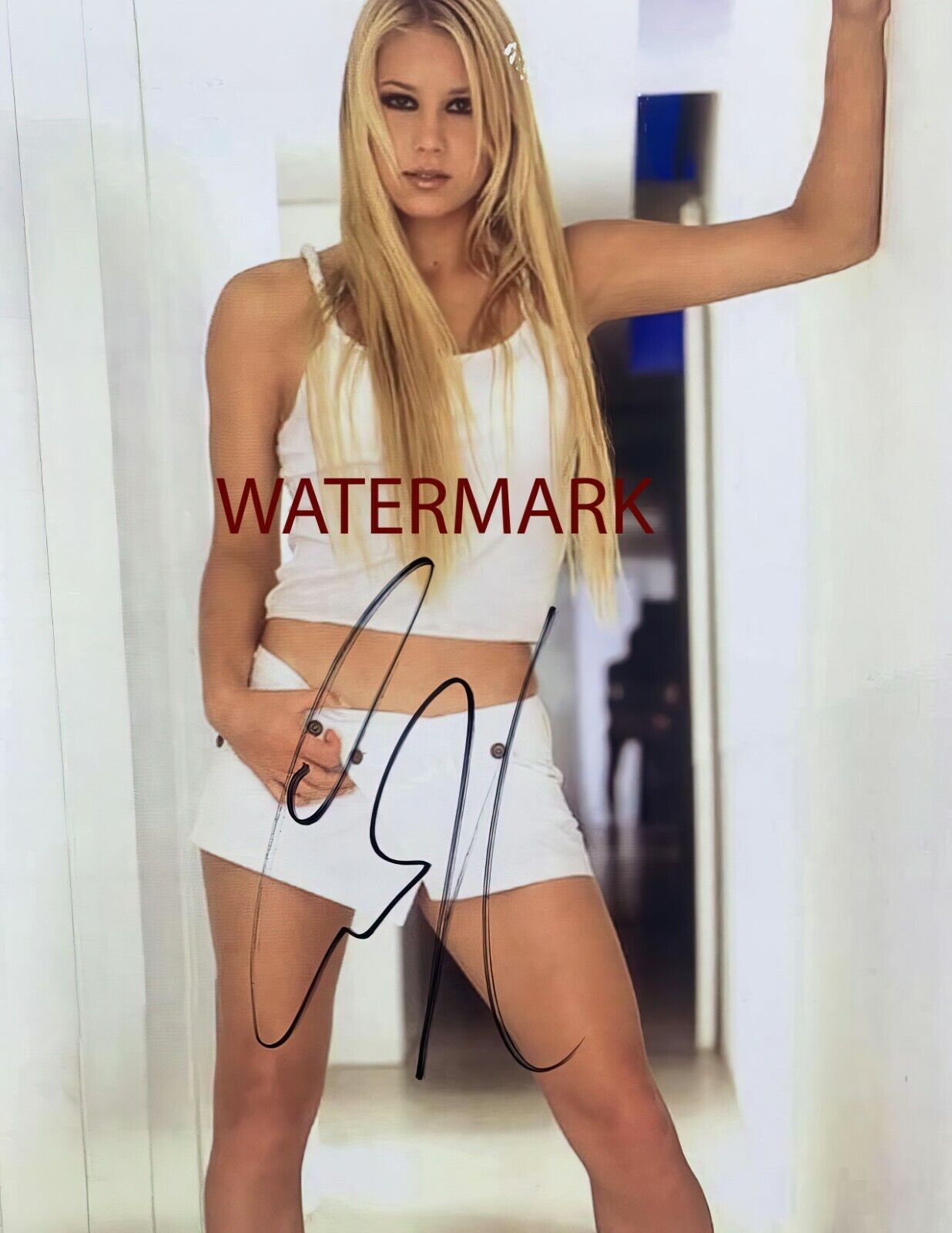 Anna Kournikova - Autographed Signed 8 x 10 Photo Poster painting Reprint