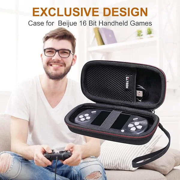 LTGEM Hard Case for Beijue/TaddToy 16 Bit Handheld Games