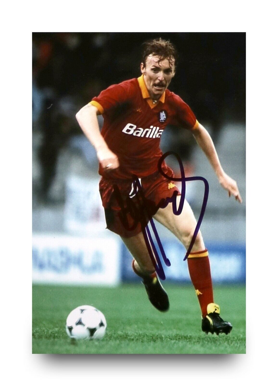 Zbigniew Boniek Signed 6x4 Photo Poster painting PZPN Polish Genuine Autograph Memorabilia + COA