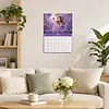 2027 New DIY Diamond Painting Flower Little Girl Wall Calendar Kit 12-Month Flip Calendar Design Home Decor