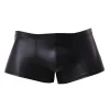 Men&lsquo;s Imitation Leather Underwear Sexy Boxer Briefs 