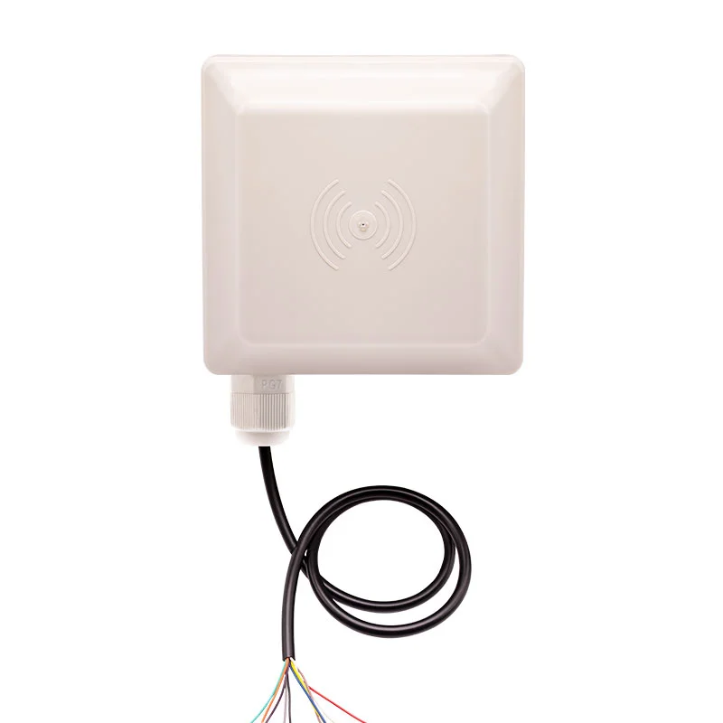 Parking access 1-10m Remote RFID Reader with integrated UHF 8dbi antenna RS232 RS485 WG26 Free C++ C# Java SDK ABS