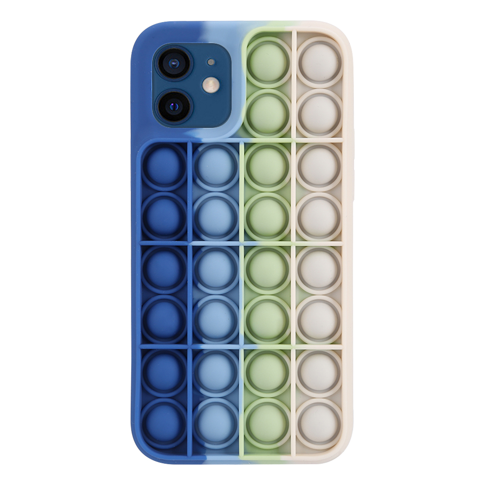 

Silicone Phone Case Relive Stress Fidget Bubble Soft Cover (for iPhone 12), 501 Original