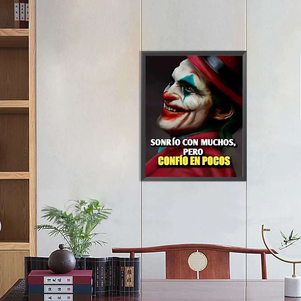 Full Round Diamond Painting 40*50cm - Clown Smile